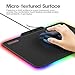 Blade Hawks LED Gaming Mouse Pad W RGB Breathing Lighting, Large USB Hard Computer Mousepad Mice Mat for Gamer, Waterproof, 14″ x 10.5″