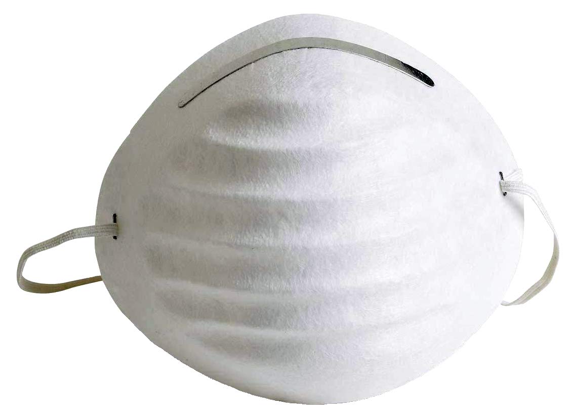 Universal 4528 Non-Toxic Disposable Dust & Filter Safety Masks (50 Count Box)