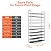 Herron Shoe Rack, Large Capacity Shoe Organizer,10 Tiers 50 Pairs Shoe Shelf Durable and Stable Shoe Storage (Black, 10 Tiers)