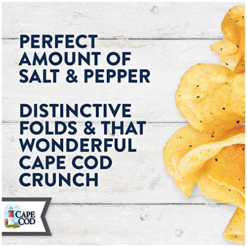 Cape Cod Potato Chips, Sea Salt and Cracked Pepper Kettle Cooked Chips, 7.5 Oz Pricepulse