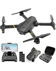 4DV4 Drone with 1080P Camera for Adults Kids,HD FPV Live Video Foldable RC Quadcopter Helicopter for Beginners Toys Gift,Trajectory Flight, App Control,Altitude Hold ,One Key Returnand, 2 Batteries