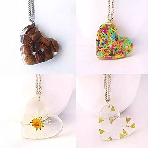 Whitelotous 19 PCs DIY Resin Mold - Animal Jewelry Crystal Resin Craft Making Mould Decoration Craft Tool