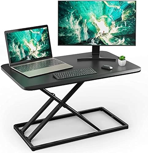 Stand Up Desktop Riser HUANUO Standing Desk Converter Height Adjustable Stand up Desktop Riser ...