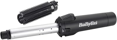 BaByliss 2583BU Cordless Gas Hair Curler Brush 19mm Ceramic 200C Black