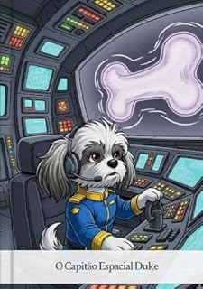 Livro O Capitão Espacial Duke: A jornada de um cãozinho vivendo aventuras no espaço