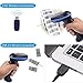Wireless 2.4G Barcode Scanner Bar Code Reader Long Transmission Distance Automatic Laser Network USB Cordless & Wired 1D Bar-Code Scanner for Mac Windows Quickbooks Linux Handheld Rechargeable (Blue)