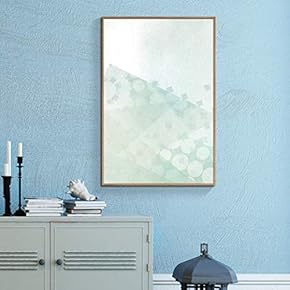 Floating Framed for Living Room Bedroom Abstract Geometric...
