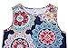 ZESICA Women's Summer Sleeveless Damask Print Pocket Loose T-shirt Dress, Geometric, Medium