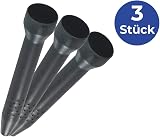 Maximex Wurzelgießer Set of 3 Root Waterers, 30x5.5cm, Black Plastic view 2