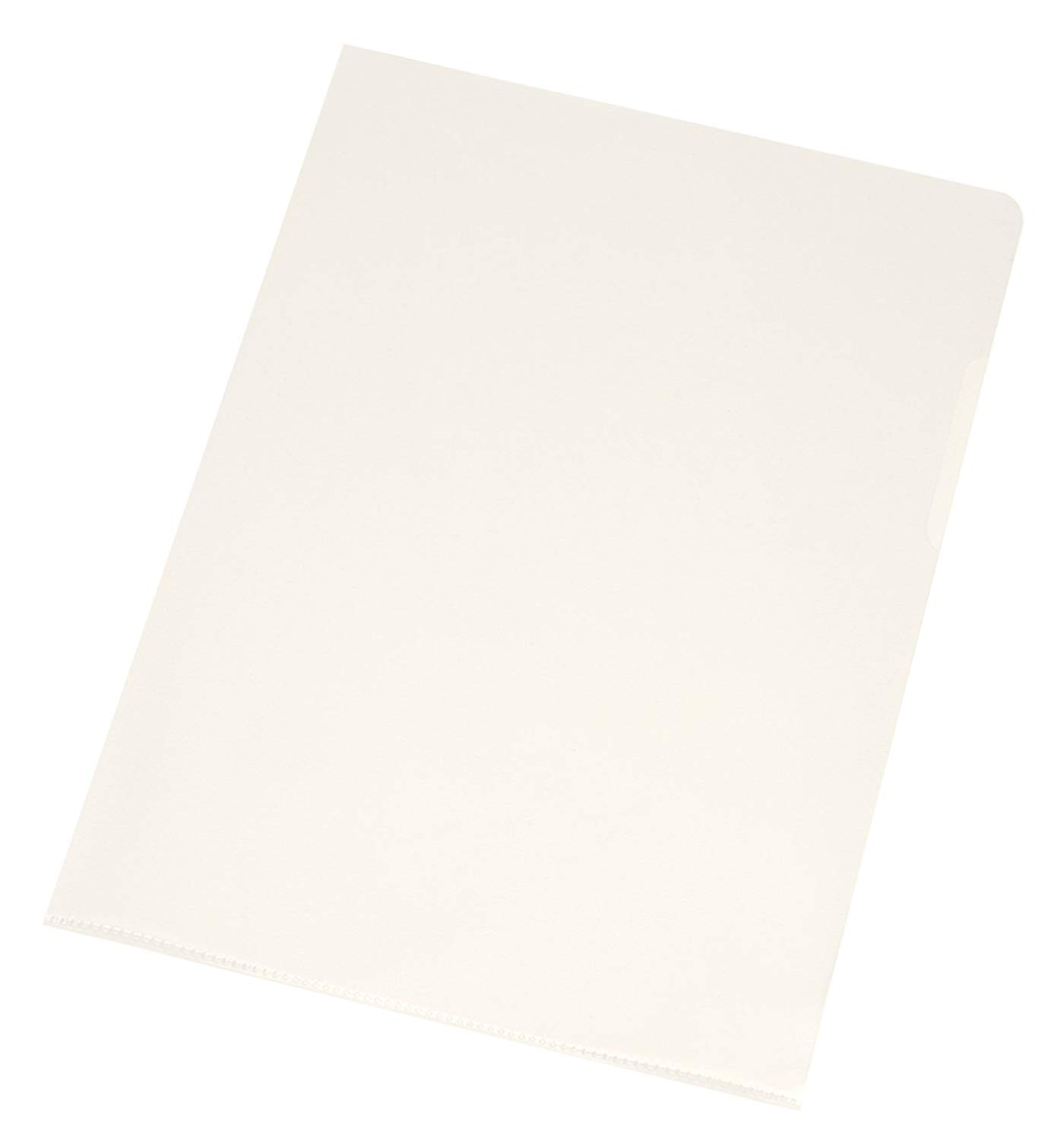 Q-Connect A4 Cut Flush Folder(Pack of 100) - Clear