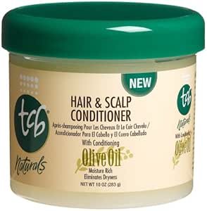 Amazon.com : TCB Naturals Hair & Scalp Conditioner, Olive ...