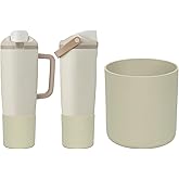 ZXFYE Higher Boot Compatible with Owala 30oz 40oz FreeSip Sway Water Bottle & Tumbler, Anti Scratch & Anti Slip Large Silicone Protective Bottom Sleeve Cover for Owalaa Sway