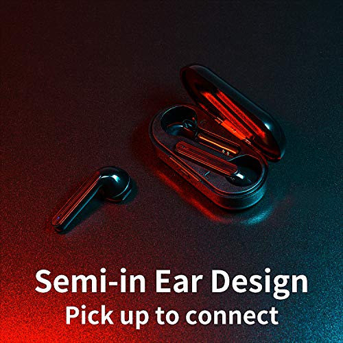 Wireless Earbuds, Goojodoq Bluetooth 5.0 Earbuds-Wireless Earphones with Smart Touch, Dual-Mic, Auto - //coolthings.us