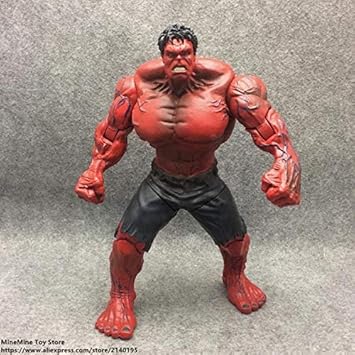 Hyra Kart Marvel Avengers Red Hulk 24cm Action Figure Anime Mini Doll Decoration PVC Collection