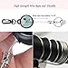 HASFINE Retractable Keychain Badge Holder Carabiner, Cute Retractable Badge Reel Clip with Key Chain Stainless Hook