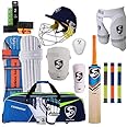 SG Best Sports 100% Original Brand Cricket Complete Set with Accessories in Full Size (Ideal for Senior Players) Cricket Full Kit