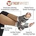 Treat My Feet Plantar Fasciitis Socks Foot Sleeve & Compression Socks: Plantar Fasciitis Relief - Ankle & Arch Support & Women - Fit Guaranteed S