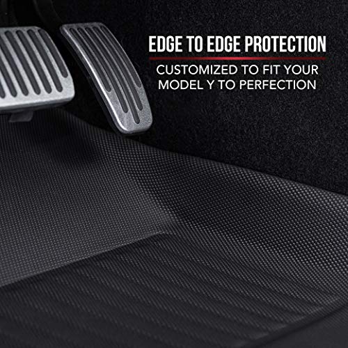 LDCRS Tesla Model Y Floor Mats 2023 2022 2021 All Weather Floor Mats