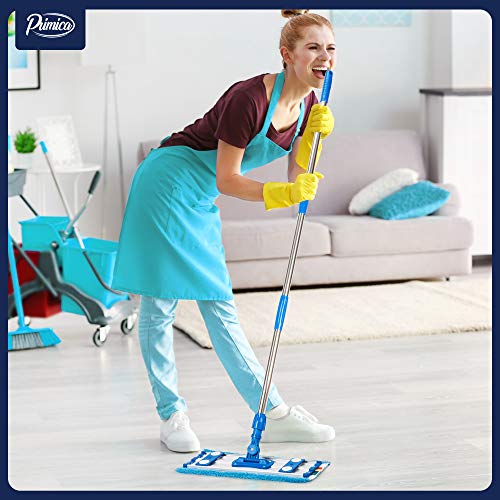 Microfiber Mop Kit - Professional Mops for Floor Cleaning - Easy Microfiber Mopping for Laminate, Hardwood, Tile, Bamboo and Stone Floors - Mop Pads Included - Telescopic Handle