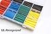 600 pcs Heat Shrink Tubing 2:1 Wire Sleeve Electrical Wire Cable Wrap Assorted 5 Colors 8 Sizes In a Plastic Box