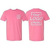 Custom Logo T-Shirt Design Your Own Shirt Personalized Team Tee Printed T Shirts with Photo Text Picture for Women and Men