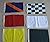 Nascar Flag - Set of 8 Racing Flags Race Nascar Signal Set - 100% Cotton - Little & Very Nice