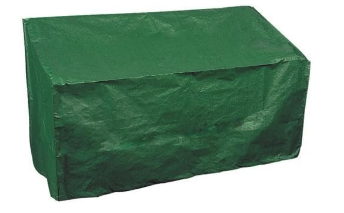 ALAYSTAR Heavy Duty Water Resistant Outdoor 3 Seater Bench Cover- This Bench Cover Ideal For Garden And All Year Round Use- Simple To Clean UV Resistant Tear Resistant