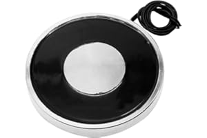 TOMSHIELE 200N Electric Magnets, for Lifting, Round Electromagnet, Solenoid Lifting Cylinder, 80 x 10mm DC24V