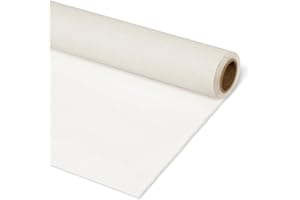 MotiMind Primed Cotton Canvas Roll - 6 Yards x 72'' Wide Large Painting Canvas Roll 10-Ounce Quality Artist Painting Backdrop for Oil, Acrylic Paint, Gouache
