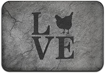 Farm Animal Love Chickens Indoor/Outdoor Doormat 40x60 Cm