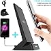 Wireless Charger Stand for iPhone X, Xr, Xs Max, Xs, 8, 8 Plus, Samsung Galaxy S9, S9+, S8, S7, Note 9, 8, LG V30. Rear USB Port. Qi Certified. Fast Charge.