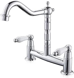 Zhengpingpai Cocina Moderna del Fregadero Grifo 2 Agujero de Doble