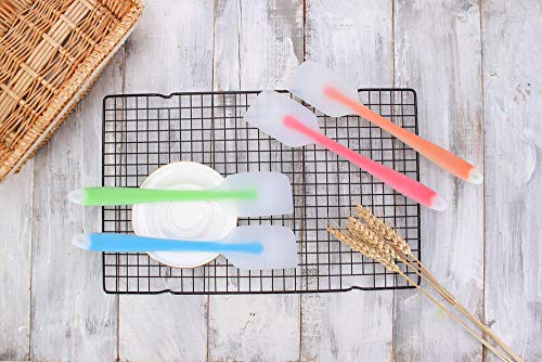 Silicone Spatulas Set of 4 - Heat Resistant Flexible Spatula 450F with Stainless Steel Core - FDA Grade Premium Kitchen Utensils with Good Grip - Seamless, Heavy Duty, BPA Free, Large, Dishwasher Safe