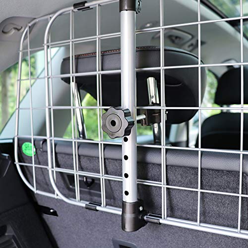 Amazon Basics Adjustable Dog Car Barrier 12Inch, Silver Pricepulse