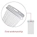 ammoon Half Design Steel Snare Wire 30 Strand Drum Spring for Children Snare Cajon Box Drums