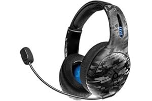 PDP LVL50 Wireless Power Stereo Gaming Headset with Noise Cancelling Microphone: Compatible with PS5/PS4/PS3 Console/PC Windo