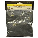 JTT Scenery Products Ground Cover Turf, Dark Green, Coarse/30 Cubic Inch