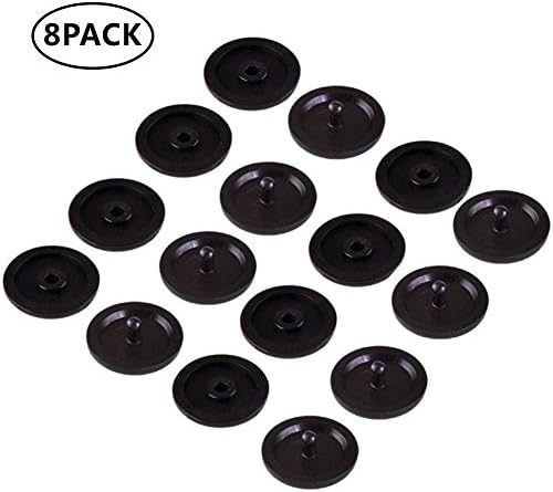 Warmsheep Seat Belt Stop Button,Removable Seatbelt Buckle Stopper Button Clip Kit,Seatbelt Retainer Button Stop Set of 8 As Father's Day Gift