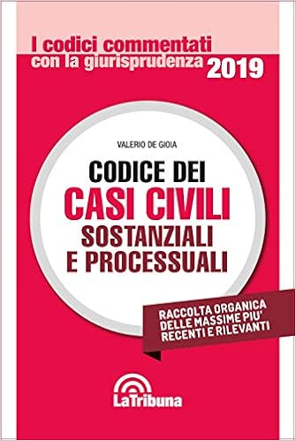 Amazonit Codice Dei Casi Civili Sostanziali E Processuali