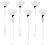 Mozeat Lens 6pcs Face Mask Brush Set Soft Nylon Fan Applicators view 1