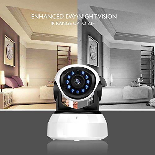 Dollermy-Monitor-Camera720P-HD-Home-WiFi-Wireless-Security-Surveillance-Camera-with-Motion-Detection-PanTilt-2-Way-Audio-and-Night-Vision-Baby-Monitor