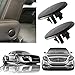 Armrest Cap Cover for 07-19 Tahoe Suburban Yukon Cadillac Escalade Seat Parts - Replaces 15279689 Left or Right Rear Bucket Seats Arm Rest Handle Trim Bolt Vehicle Accessories - Black