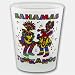 Bahamas Junkanoo Frosted Shot Glass