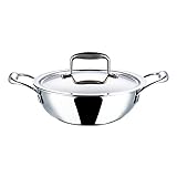 Vinod Platinum Kadai Triply Stainless Steel