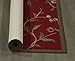 Ottomanson Ottohome Collection Floral Garden Design Modern Runner Rug with Non-Skid (Non-Slip) Rubber Backing (20
