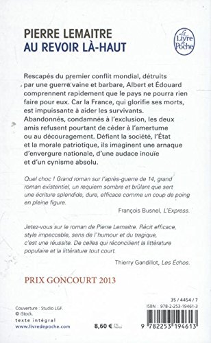Au Revoir La Haut Les Enfants Du Desastre Lemaitre Pierre Amazon De Bucher