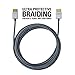 Sanus Super Slim 8' HDMI Cable - 8 Feet - 18 Gbps High-Speed Supports Full 1080P, 4K, UltraHD, 3D, Ethernet, and Audio Return Channel - SOA-SH8