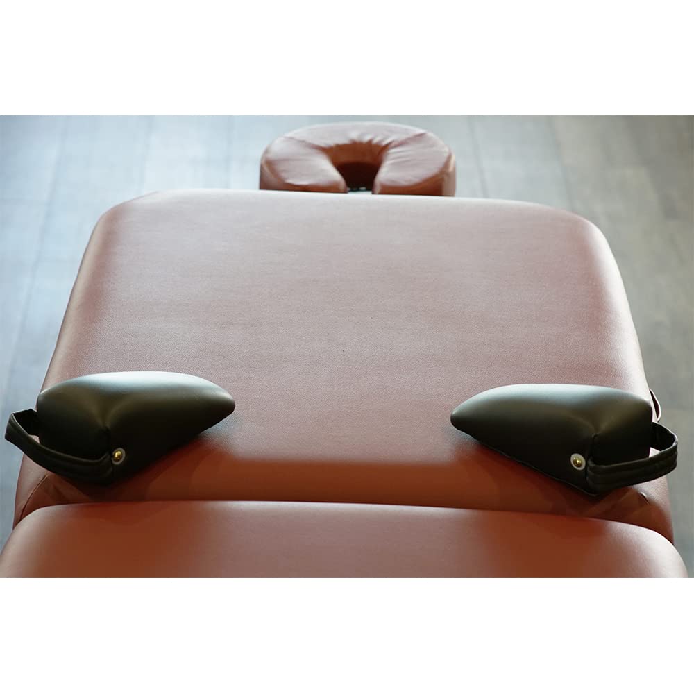 Pelvic Sacral SOT Blocks Non Slip Base 1/Pair Upholstered Black