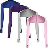 JEONEKID Cooling Shawl Arm Sleeves with Finger Holes for Women Anti-UV Protection, Sun Protection Cooler Shrug for Golf