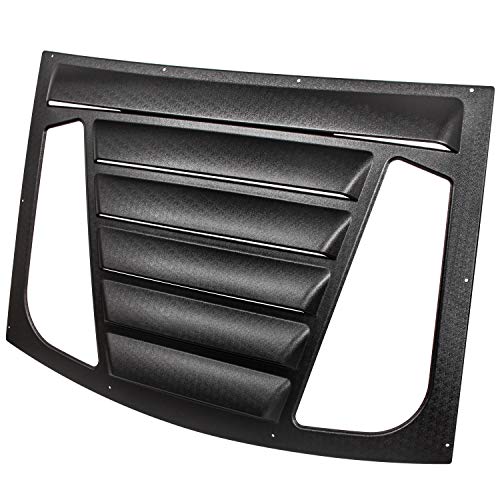 E-cowlboy Rear Window Louver for Ford Mustang 2005~2014 Sun Shade Cover in GT Lambo Style Matte Black